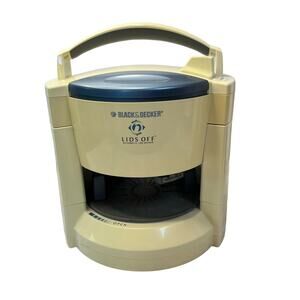 Black & Decker JW200 Lids Off Automatic Electric Jar Opener TESTED & WORKS*